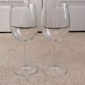 Kate Spade by Lenox Set of 2 Wine Glasses‎ Goblets Never Used